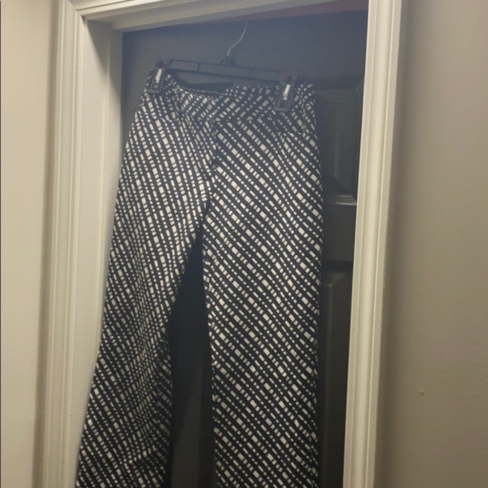 Black and white pants